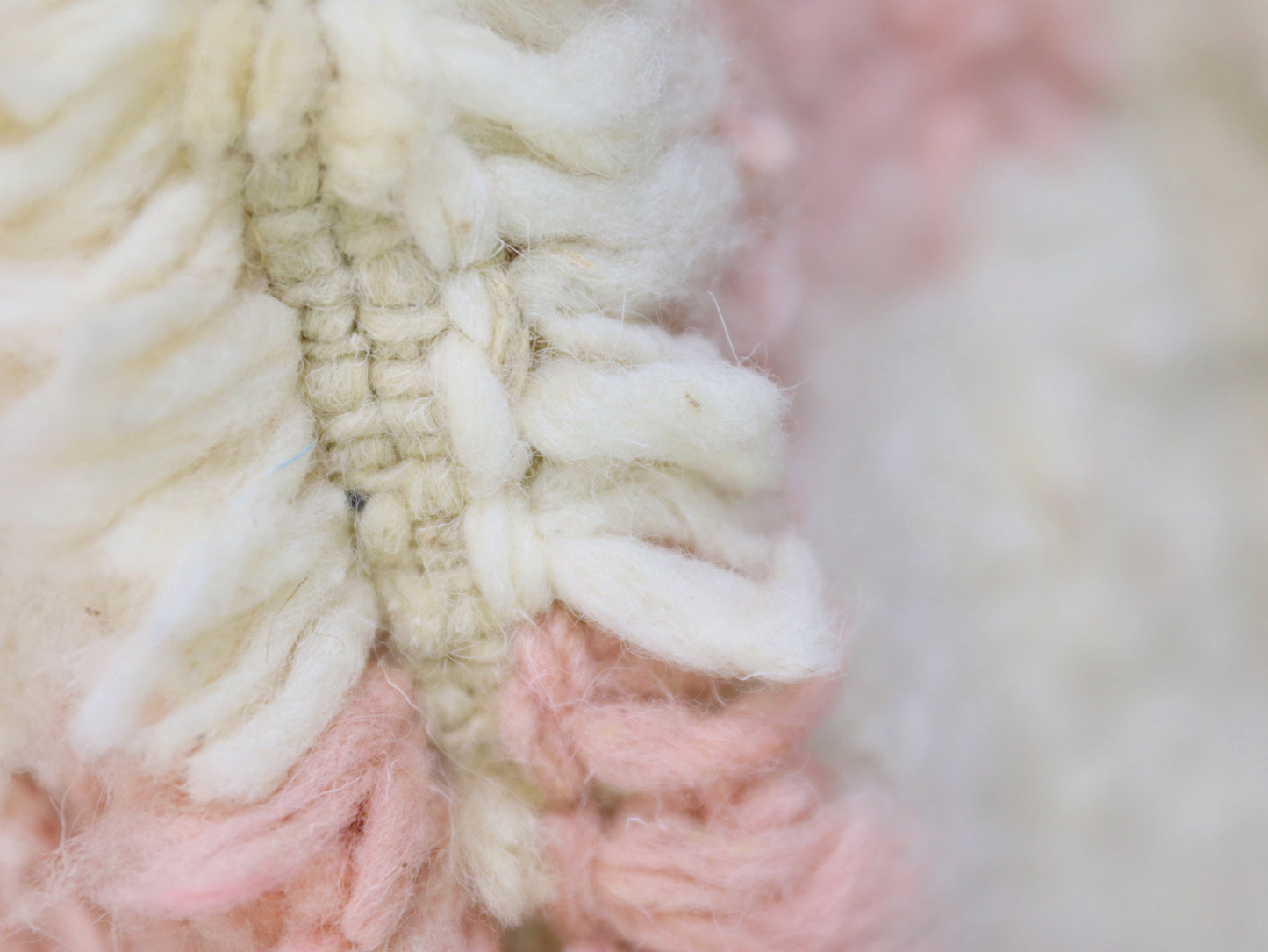 Handmade Moroccan Beni Ourain Checkered Rug 5x8 - A68