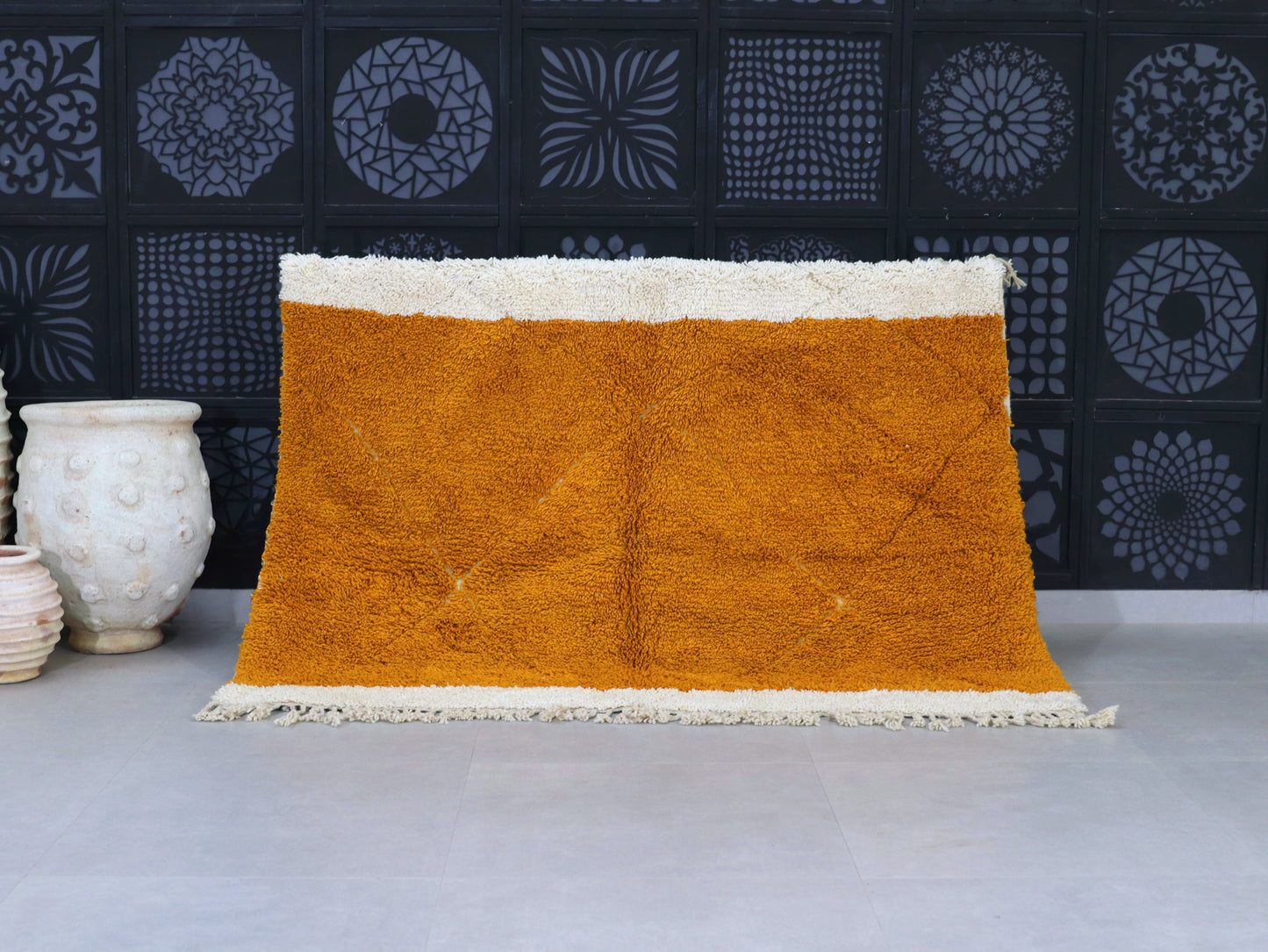 Burnt Orange Moroccan Rug 7x5 – A98