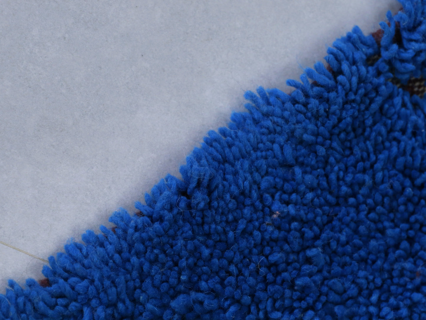 Blue Moroccan Rug - Handmade Wool Berber Carpet 4x6 - A97