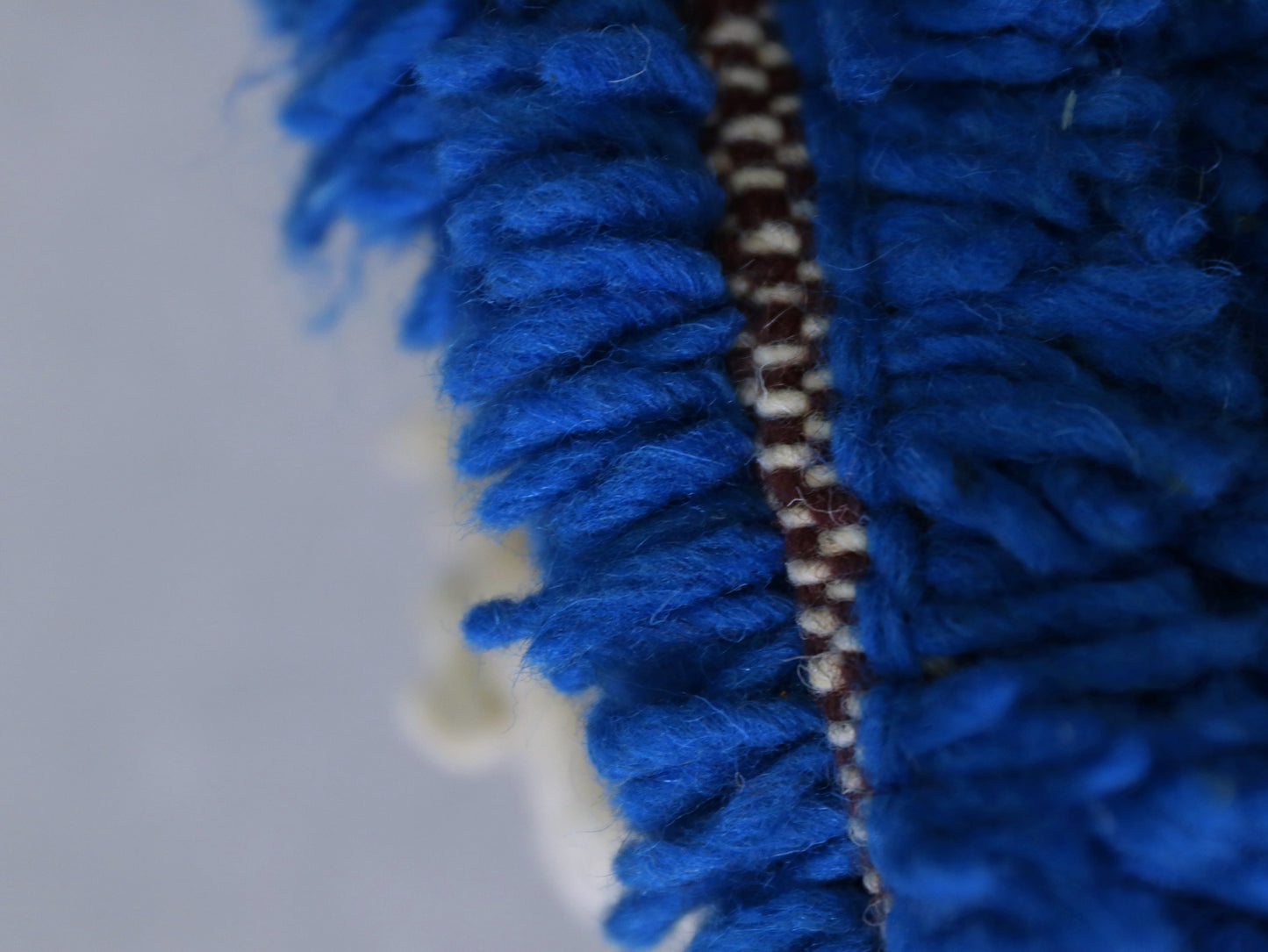 Blue Moroccan Rug - Handmade Wool Berber Carpet 4x6 - A97