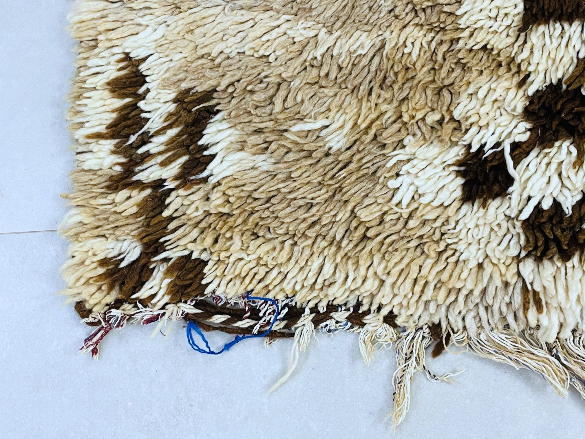 Vintage Moroccan Boucherouite Rug  2x7 ft - BN5
