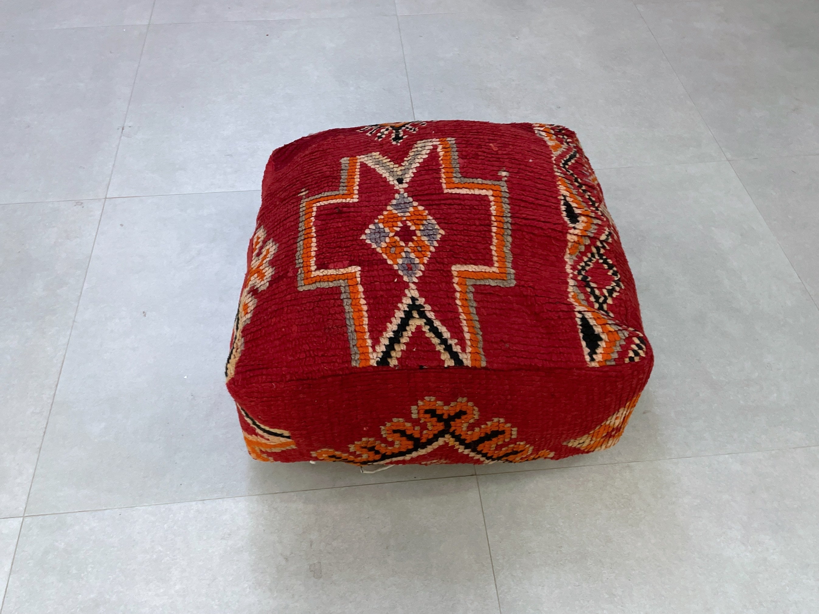 Moroccan floor pillow cover - W11