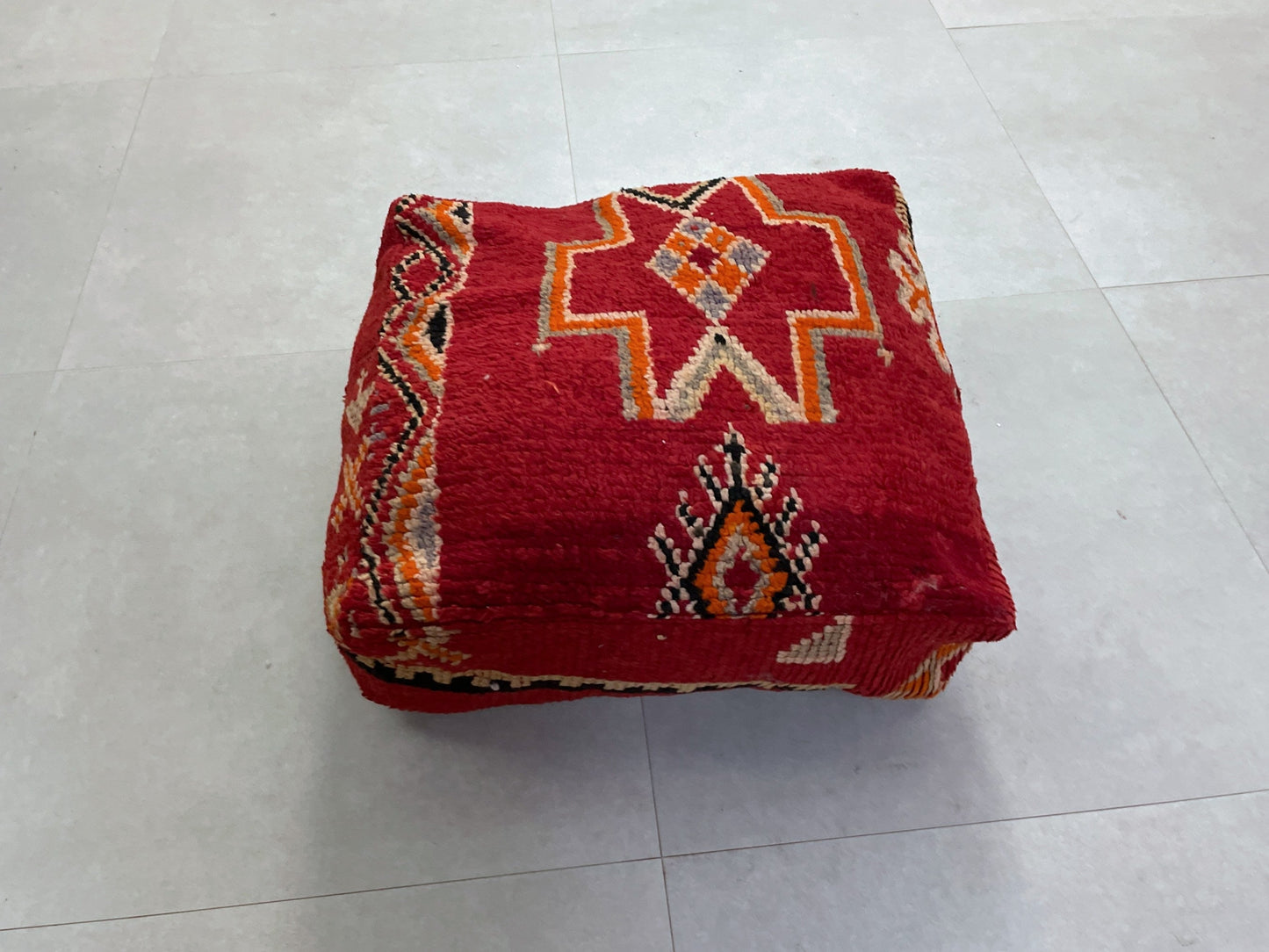 Moroccan floor pillow cover - W11