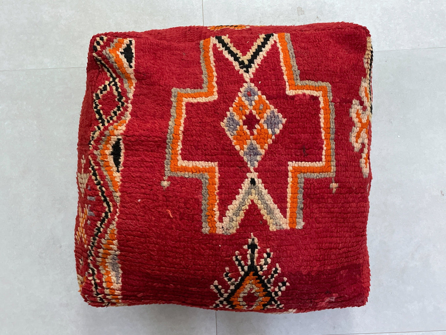 Moroccan floor pillow cover - W11