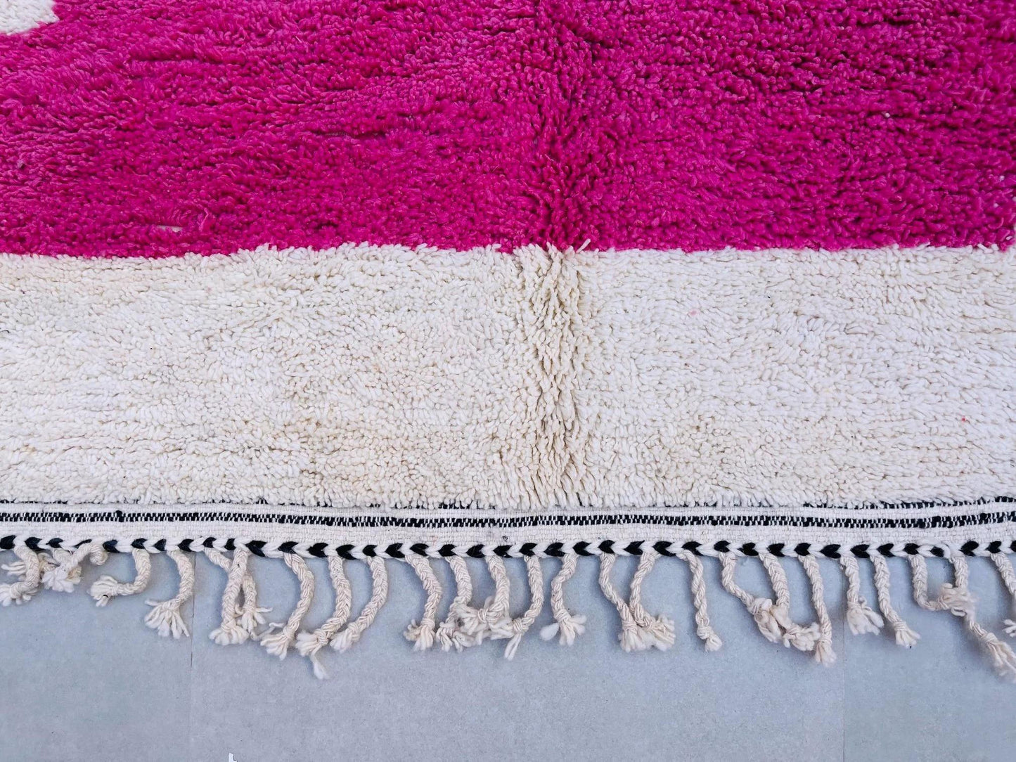 Abstract Moroccan rug - Beni ourain carpet