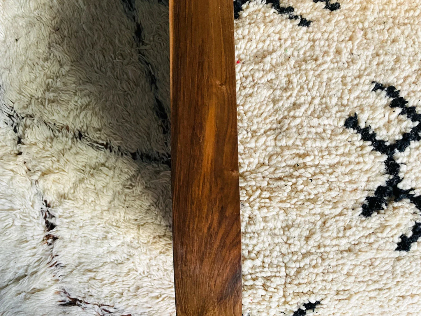 Custom walnut wood Chair