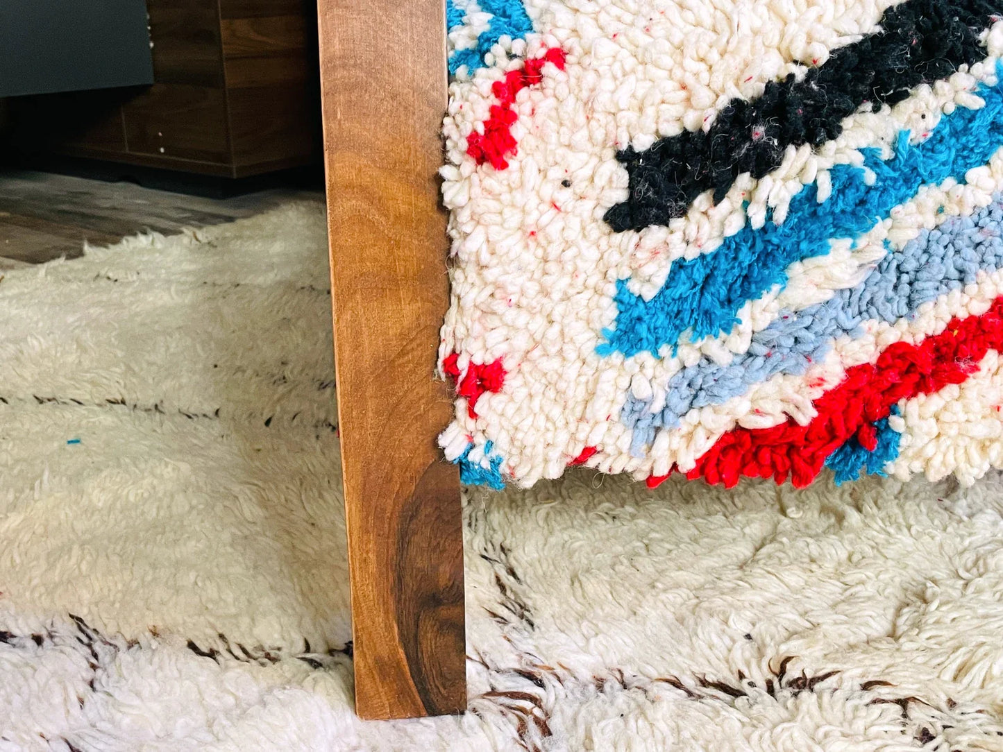 Custom walnut wood Chair