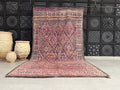 Vintage Pink Moroccan Rug 6x11 - F66