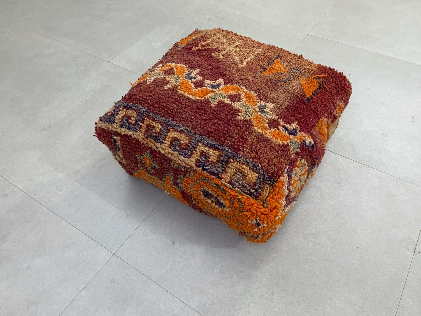 Moroccan floor pillow cover -  J22