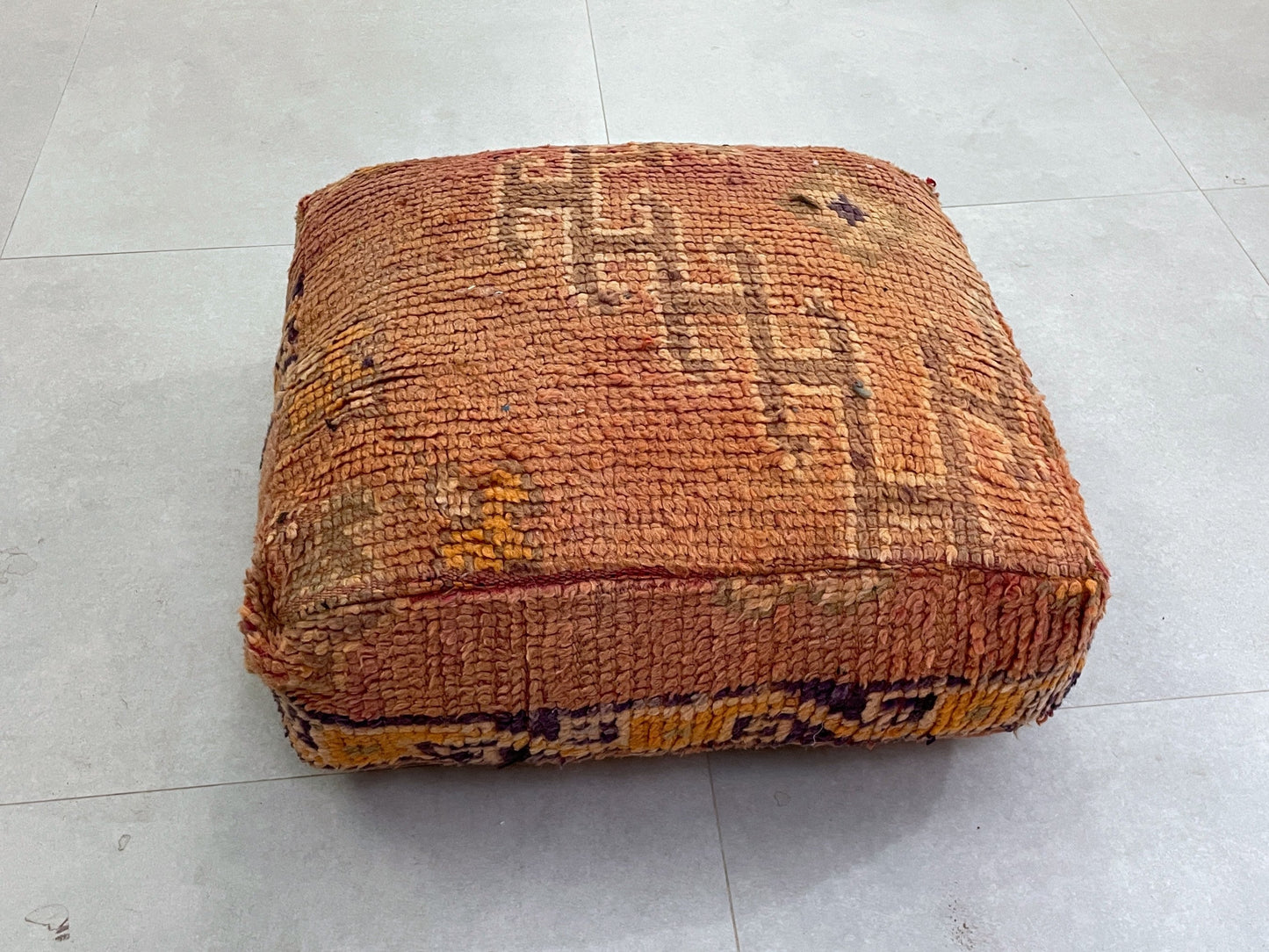 Moroccan floor pillow cover - J25