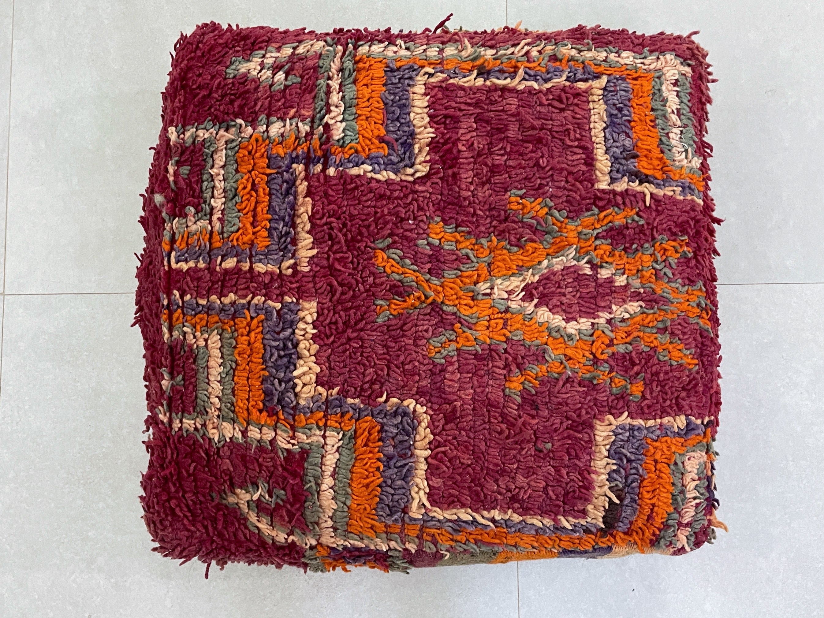 Moroccan floor pillow cover - X11