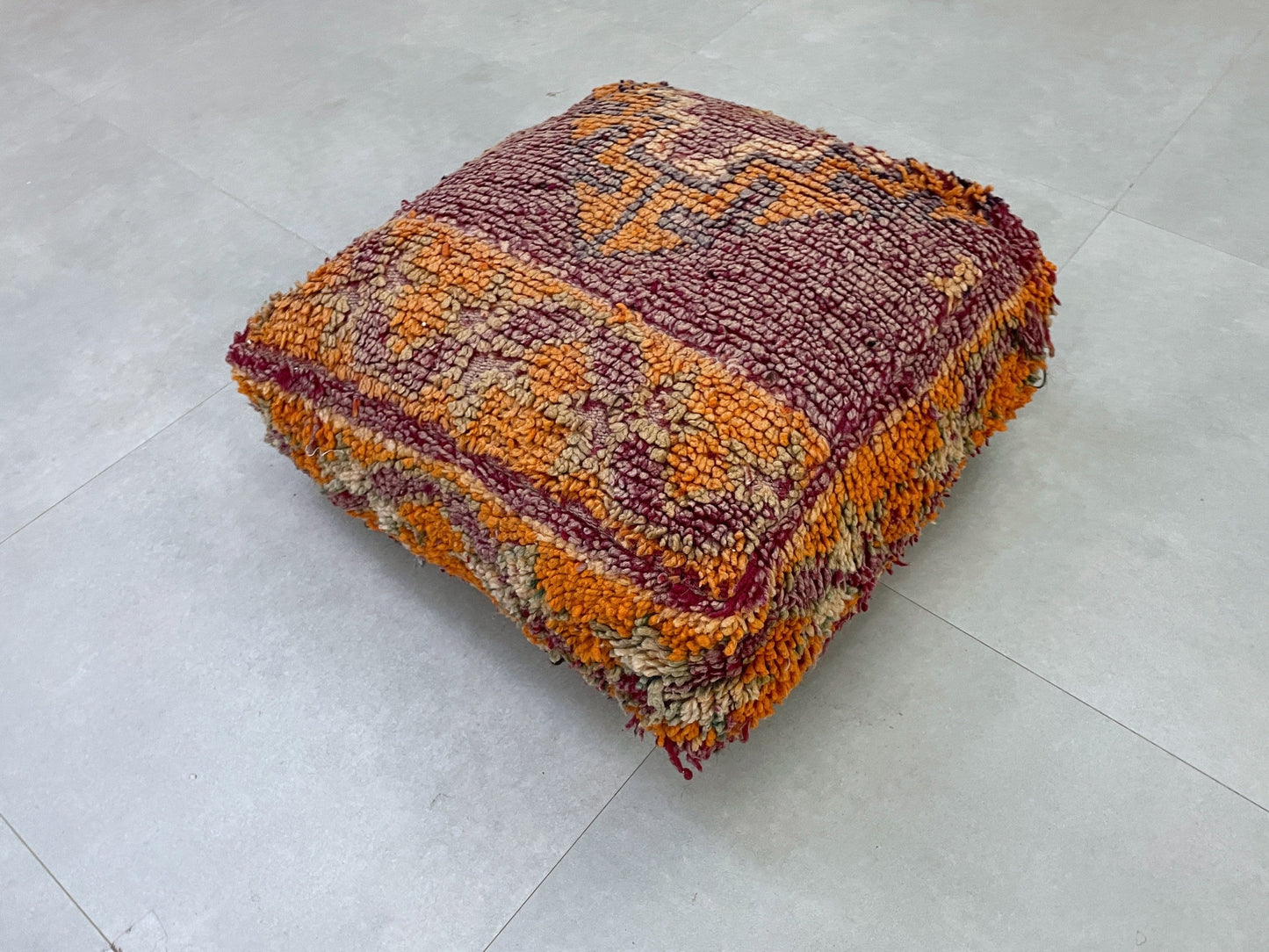 Moroccan floor pillow cover - J61
