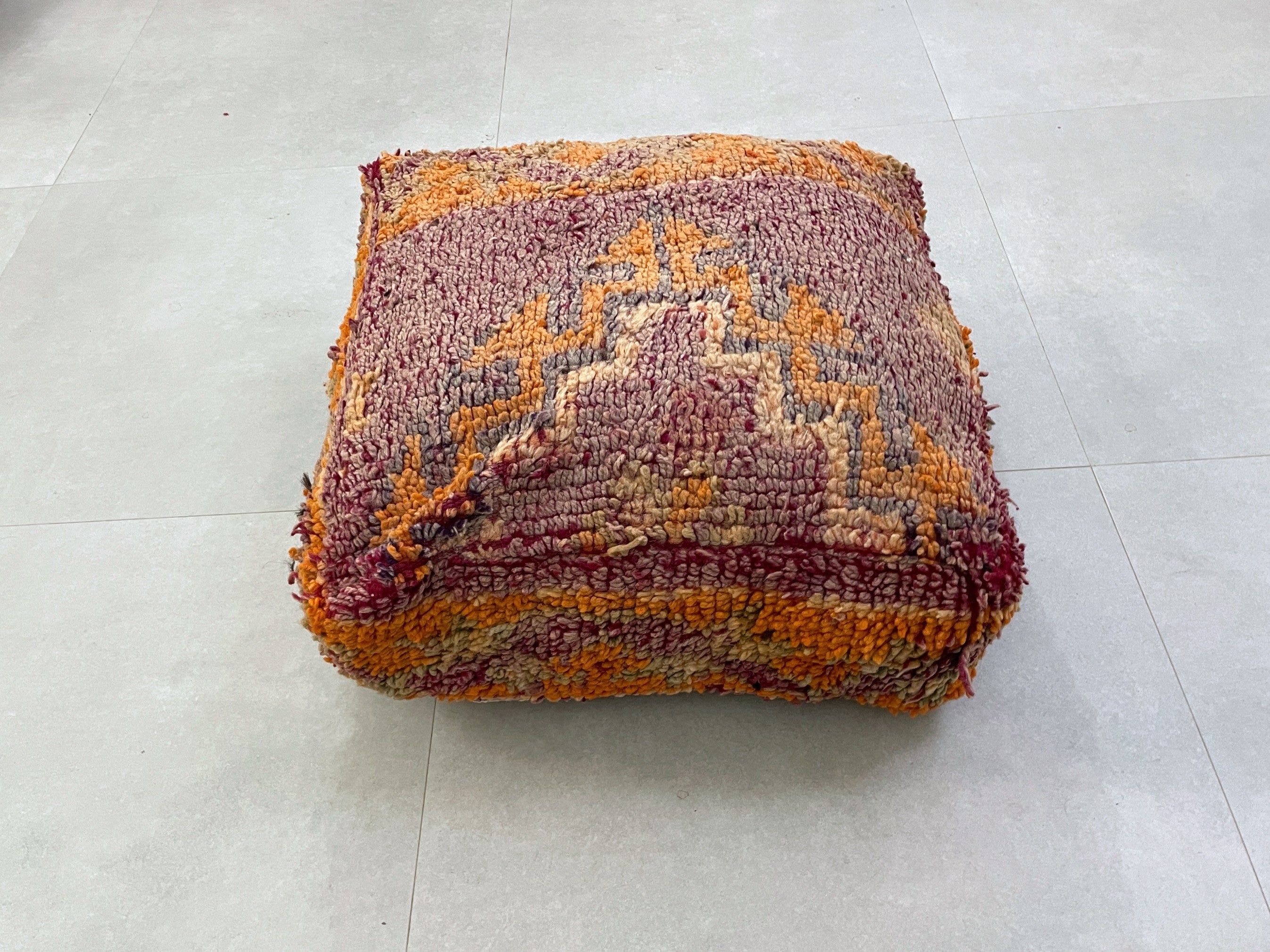 Moroccan floor pillow cover - J61