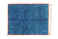 Blue Moroccan rug 5'x9'