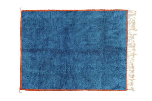 Blue Moroccan rug 5'x9'