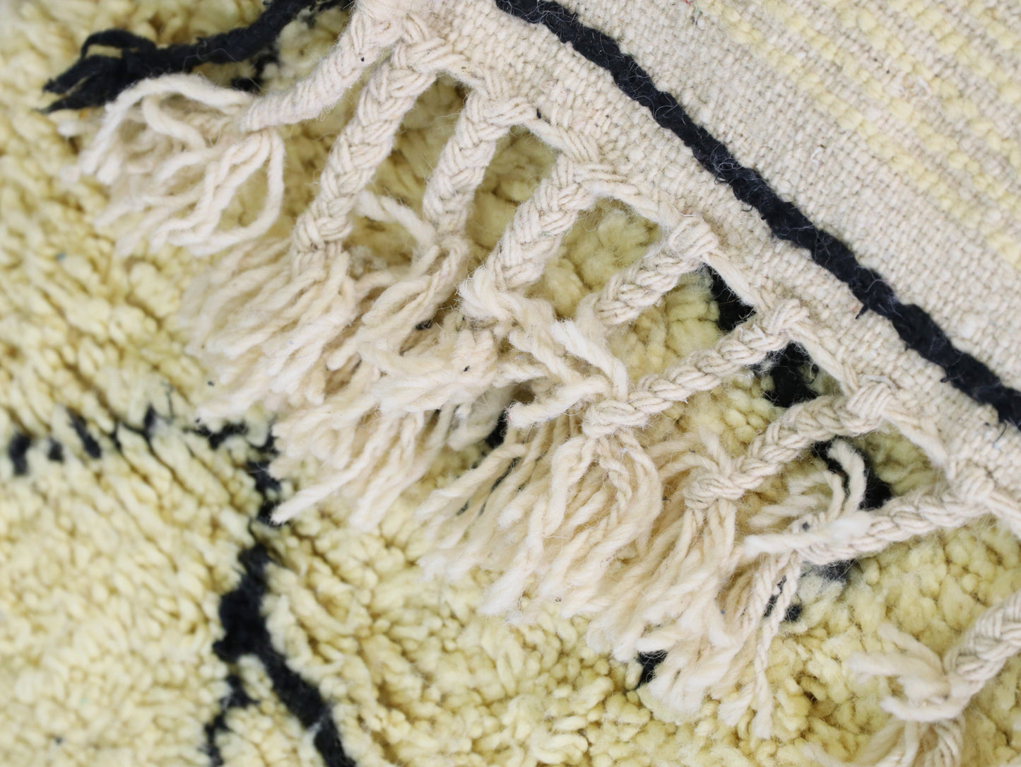 Yellow Beni Ourain Rug 3x4 - B2