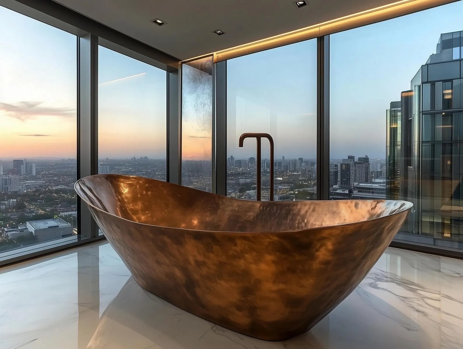 Copper Bathtub