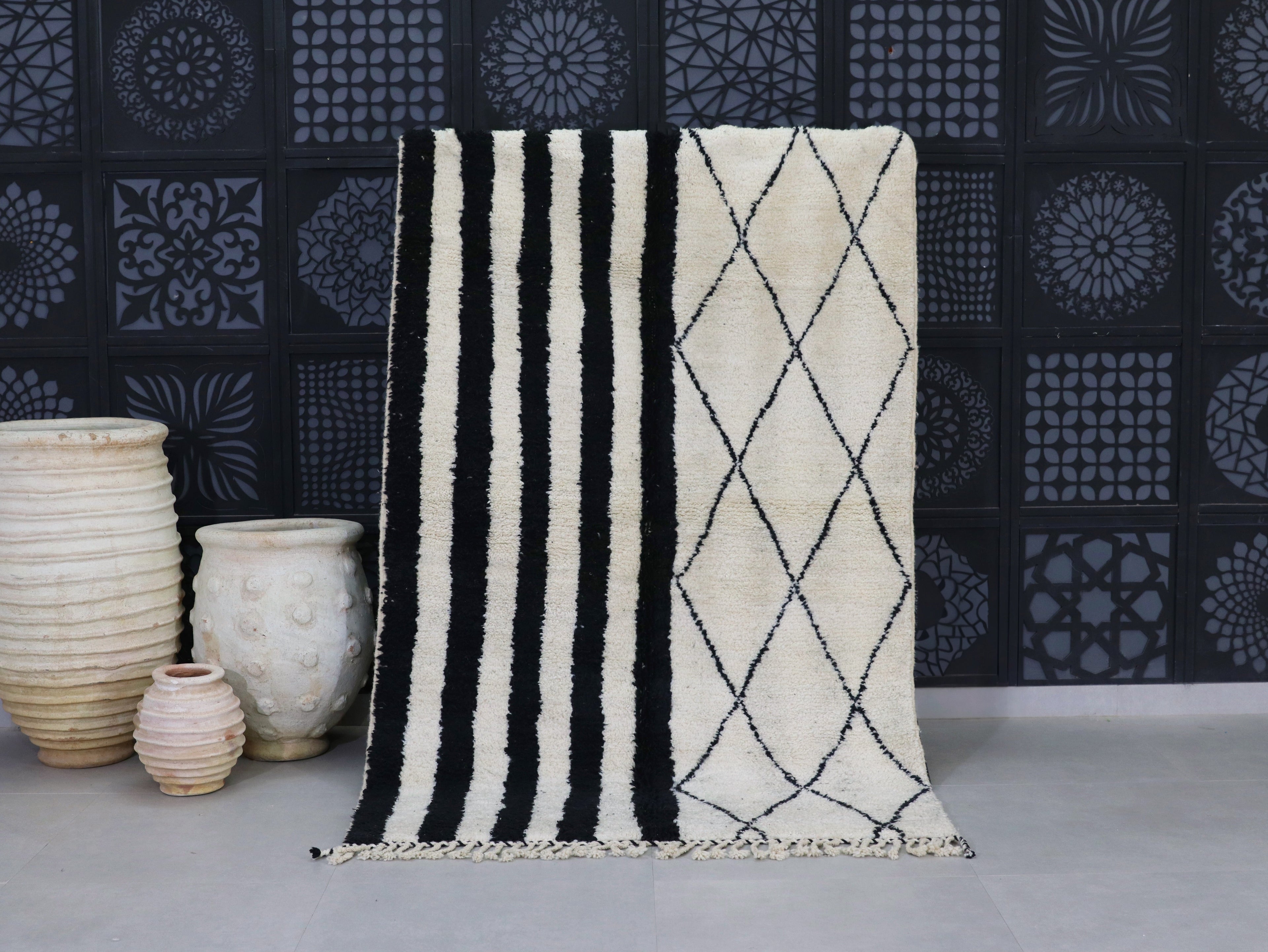 Handmade Moroccan  Rug 5x8 - A65
