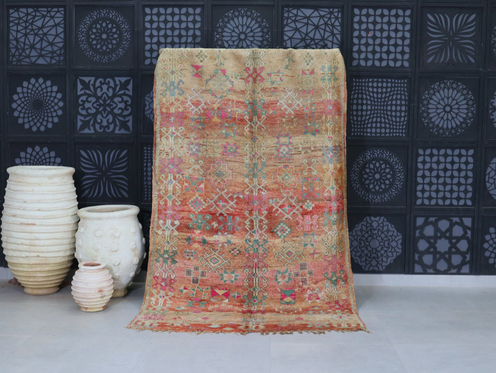 Vinatge Moroccan Rug 5x8 - C64