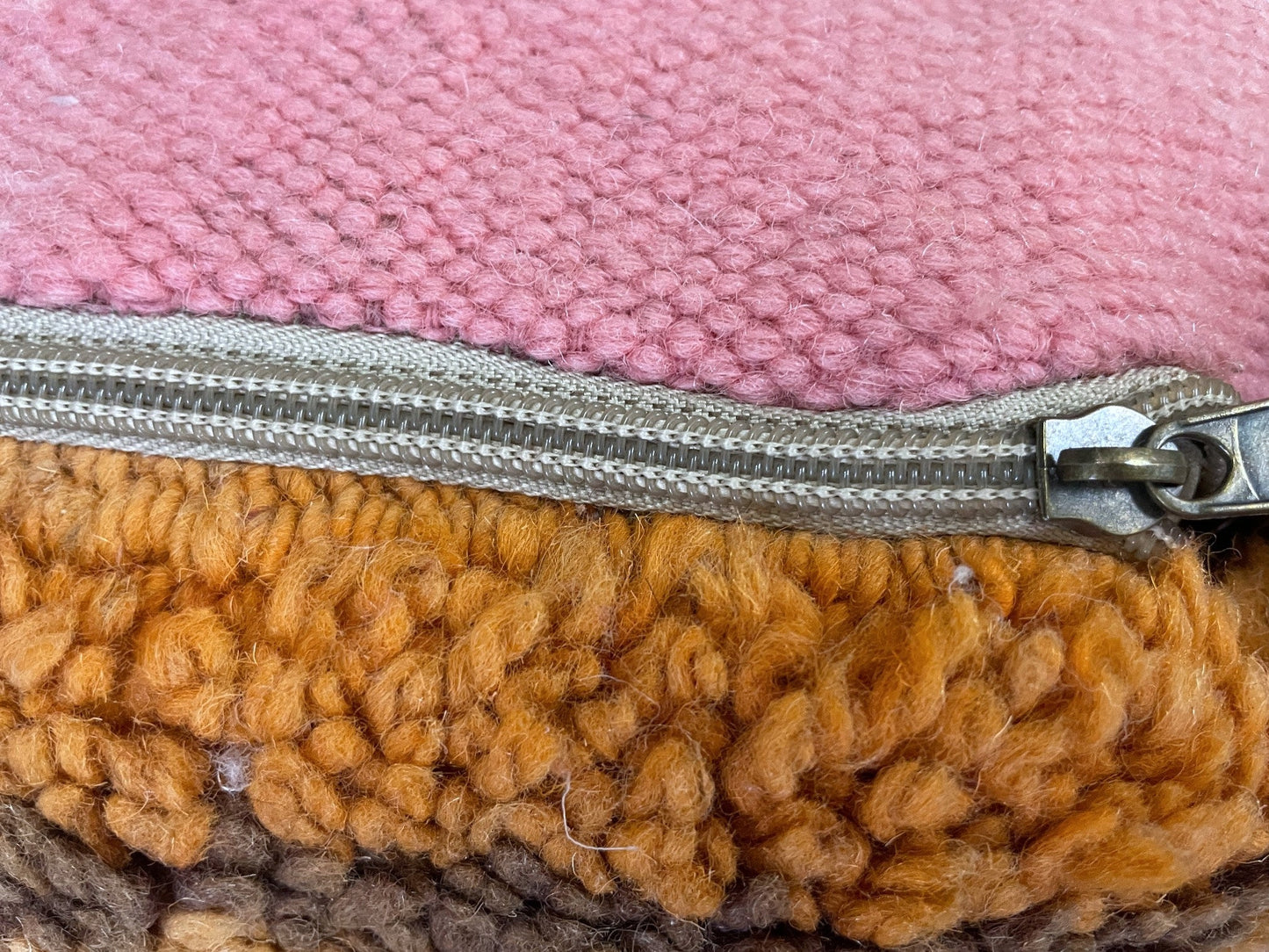 Round moroccan pouf cover - S31