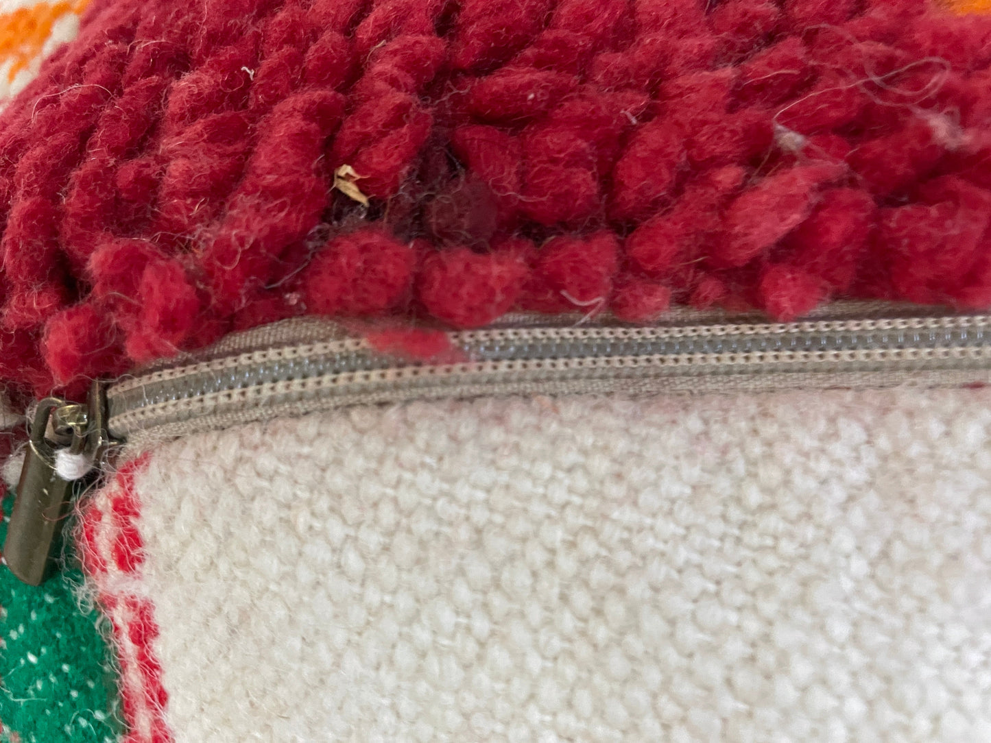 Round moroccan pouf cover - T2