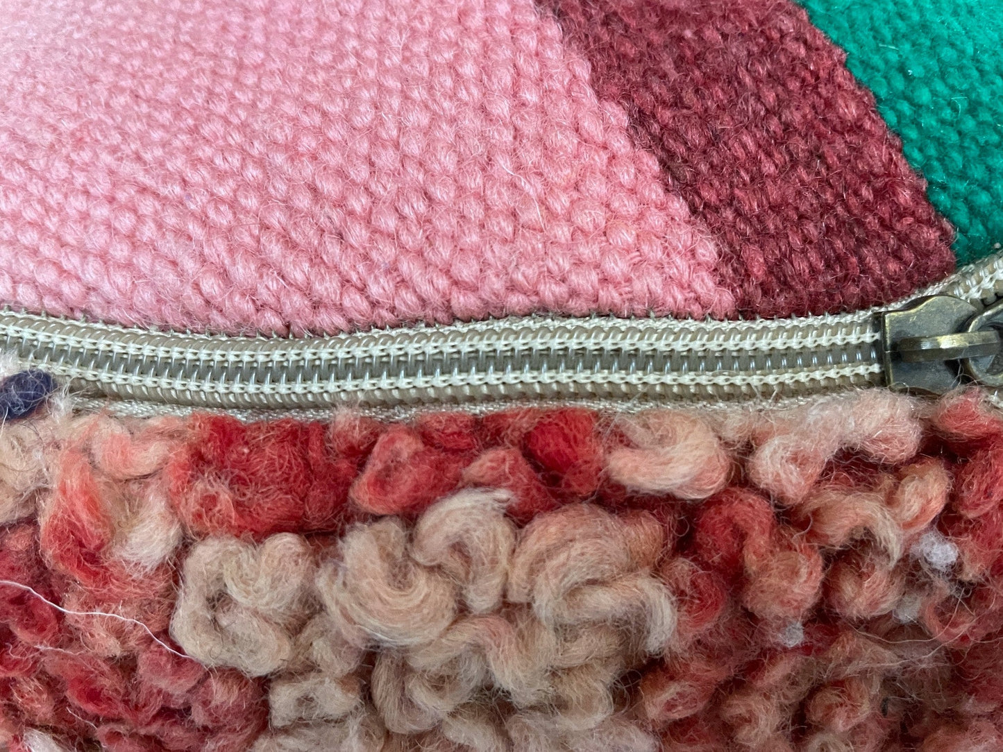 Round moroccan pouf cover - T35