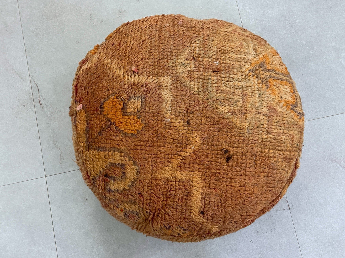 Round moroccan pouf cover - S13