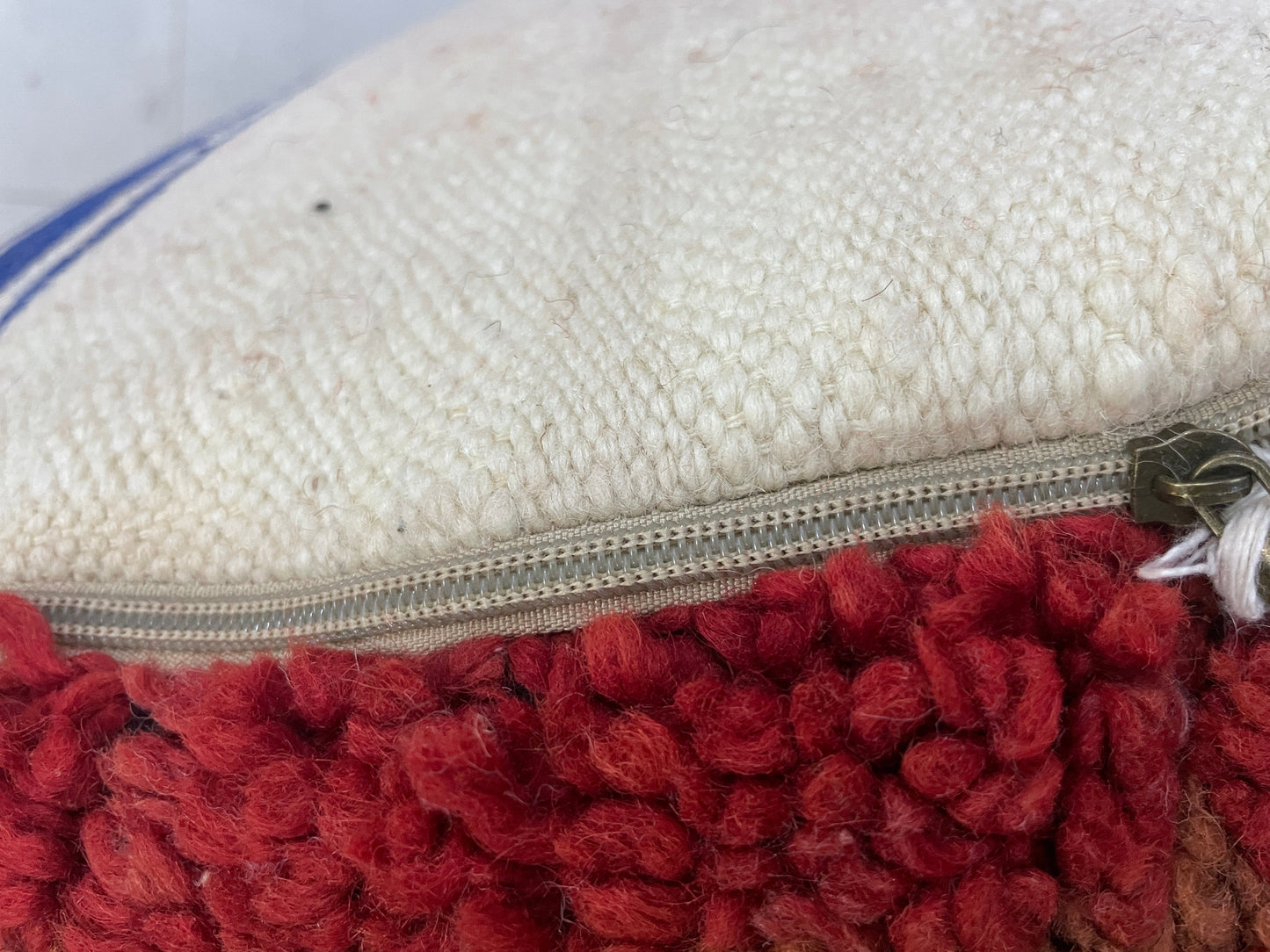 Round moroccan pouf cover - R13