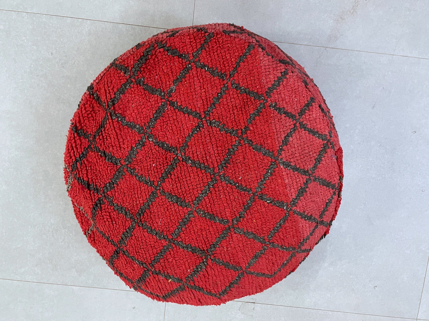 Round moroccan pouf cover - S66