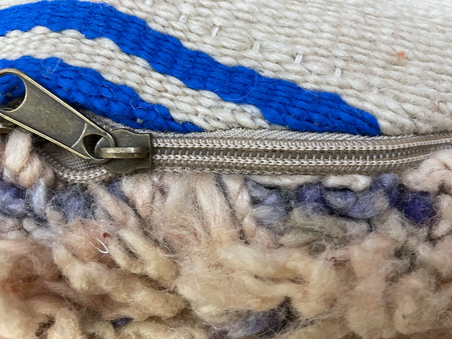 Round moroccan pouf cover - T41