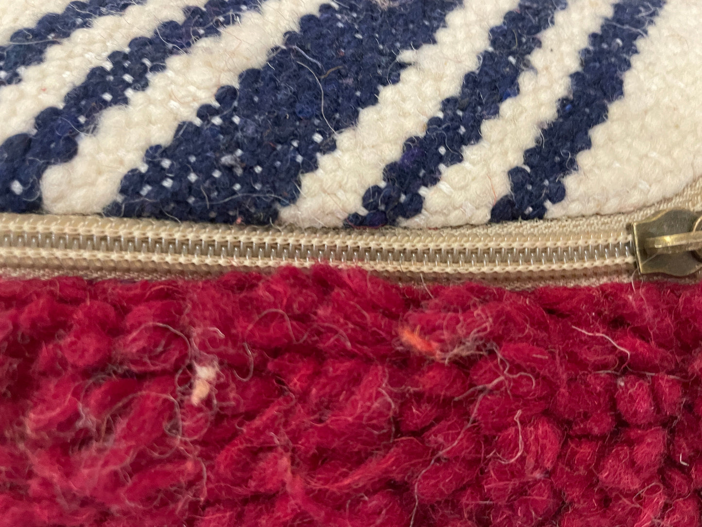 Round moroccan pouf cover - T43