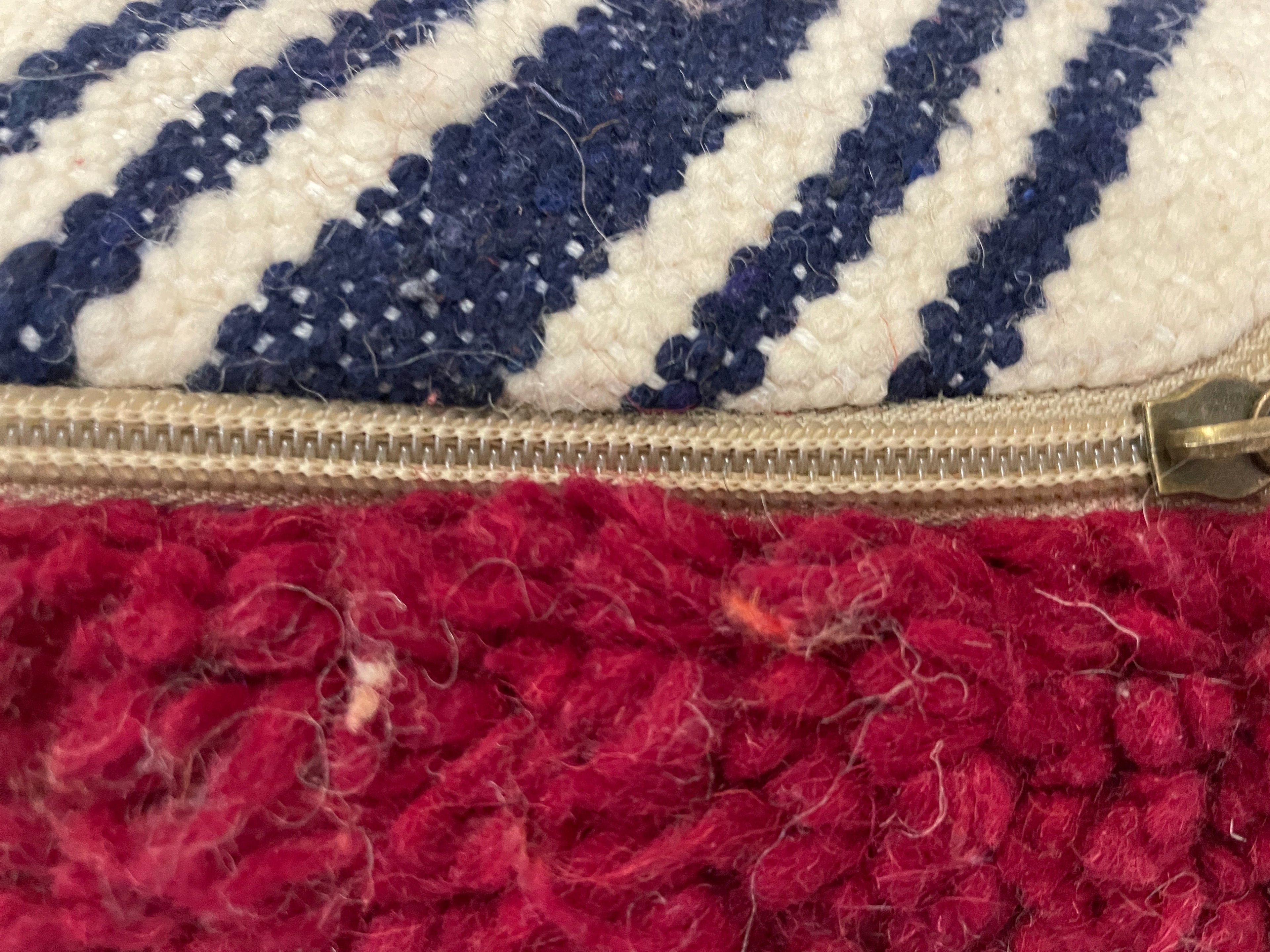 Round moroccan pouf cover - T43