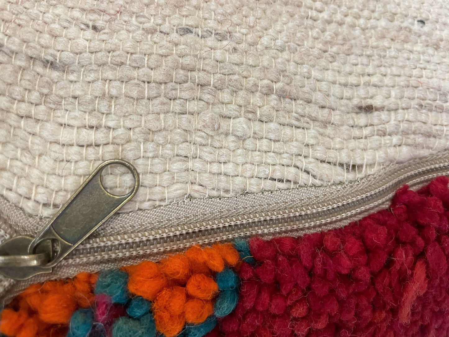 Round moroccan pouf cover - S5