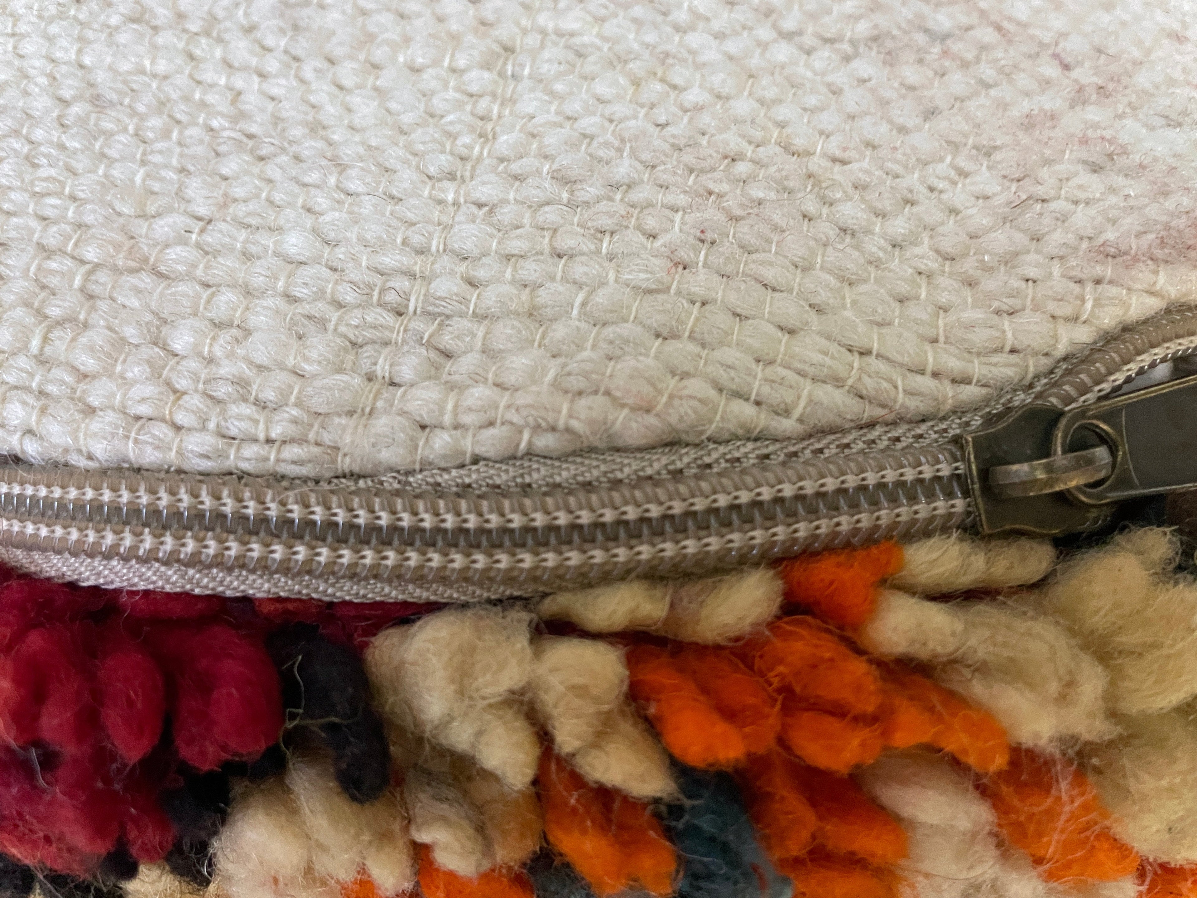 Round moroccan pouf cover - R33