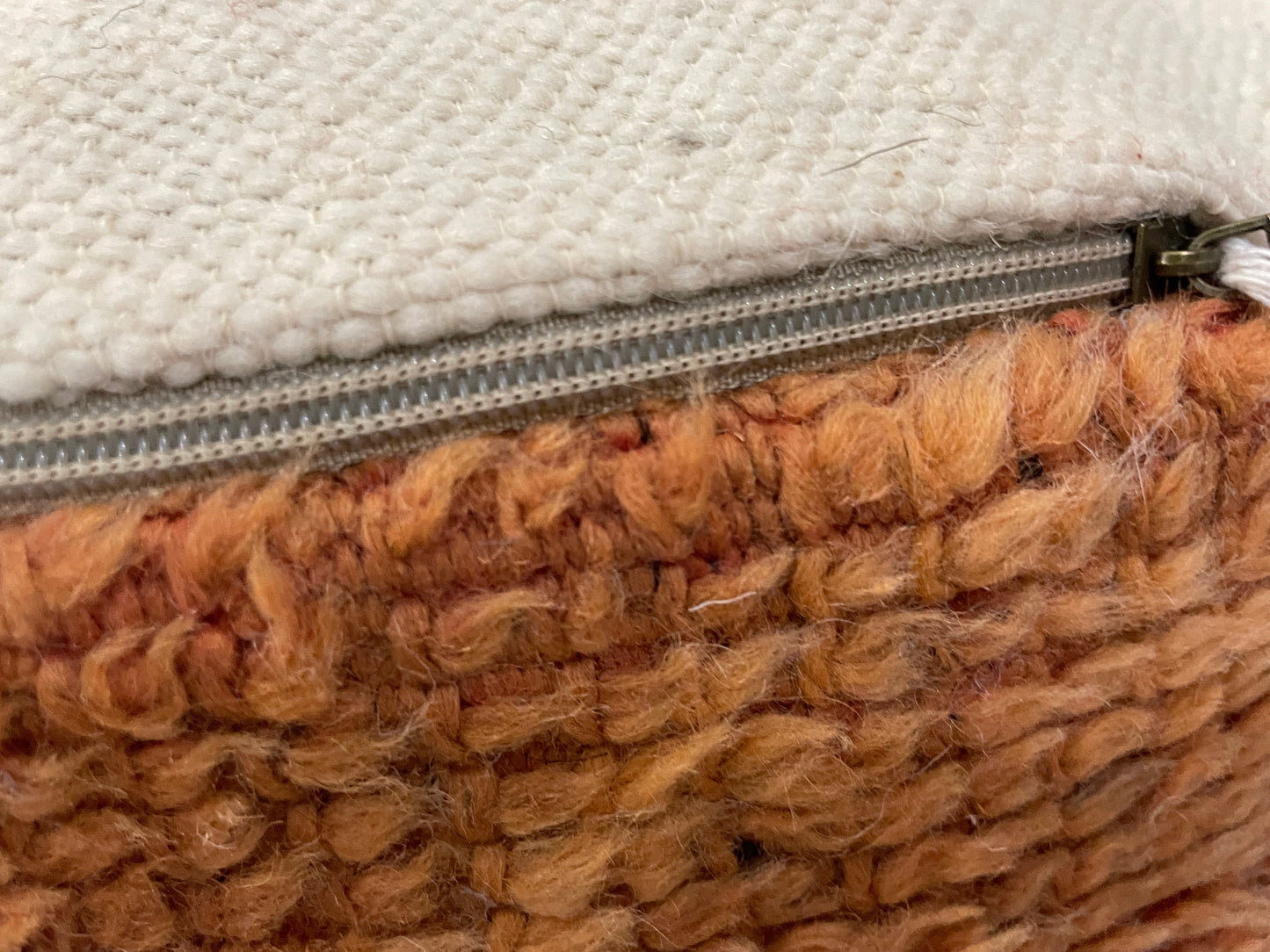 Round moroccan pouf cover - S15