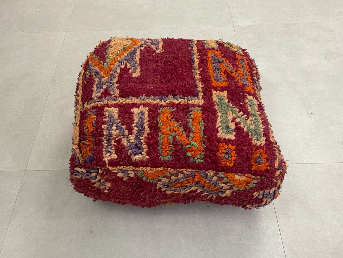 Moroccan floor pillow cover - V35