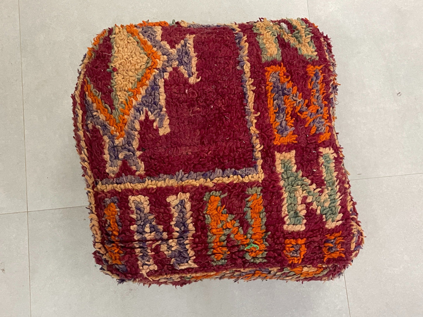 Moroccan floor pillow cover - V35