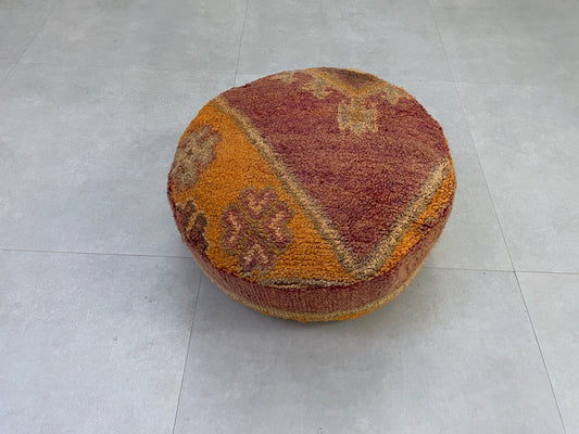 Round moroccan pouf cover - R8