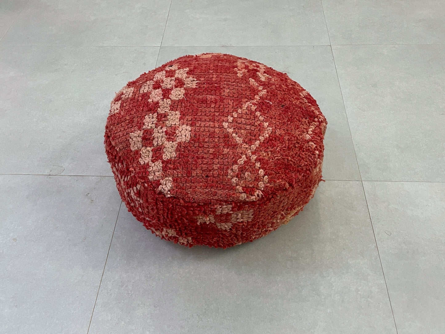 Round moroccan pouf cover - T35
