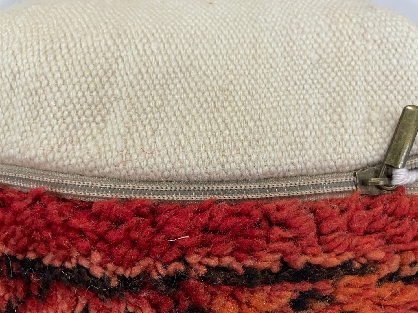 Round moroccan pouf cover - S64