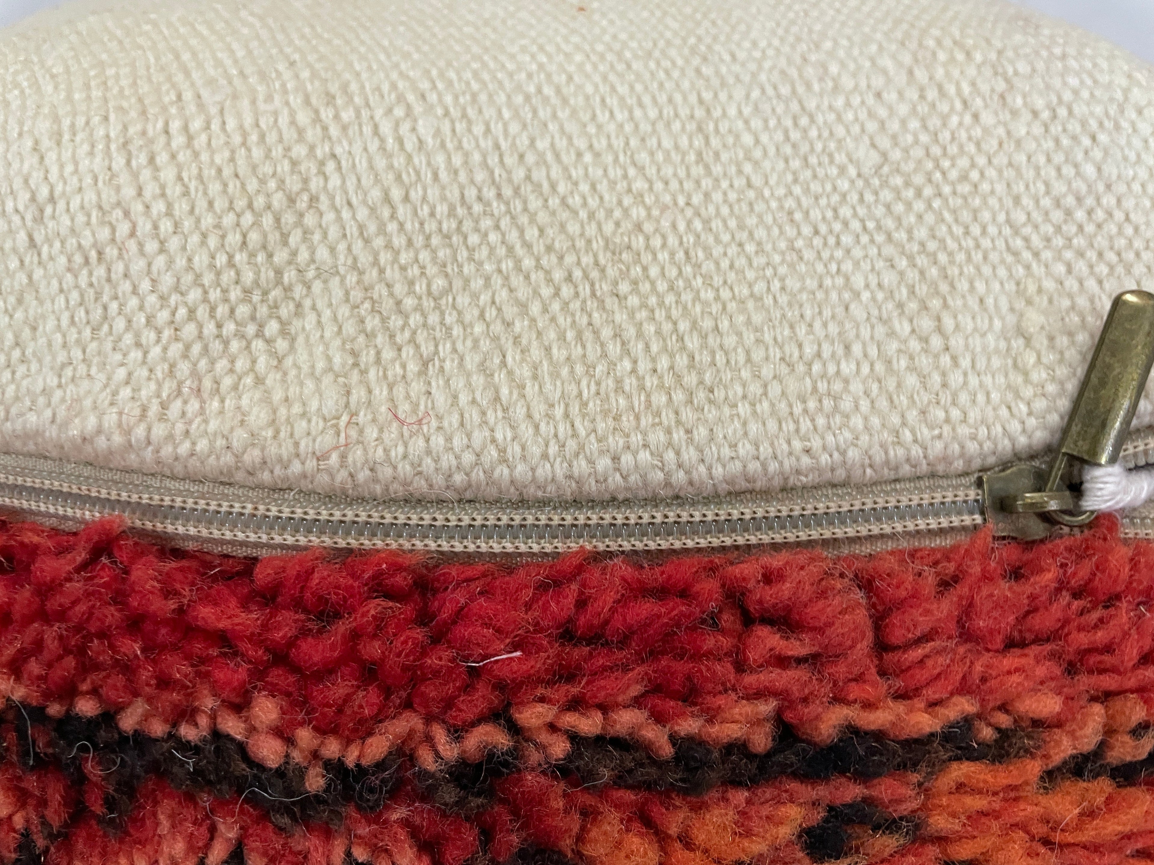 Round moroccan pouf cover - S64