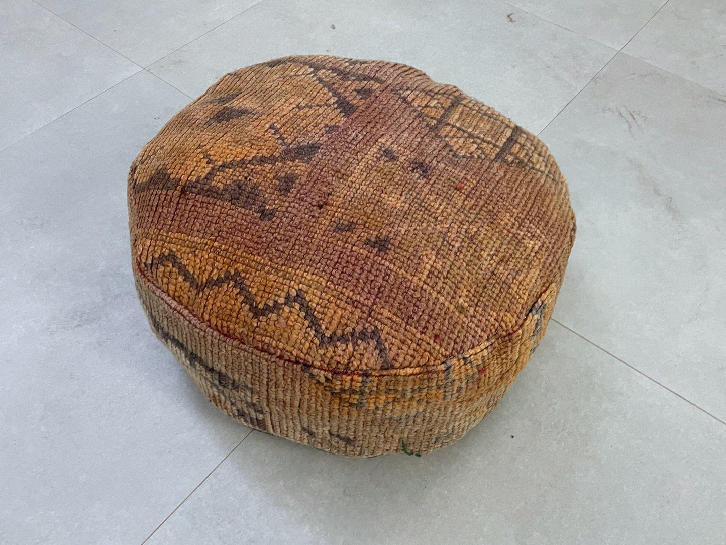 Round moroccan pouf cover - T13