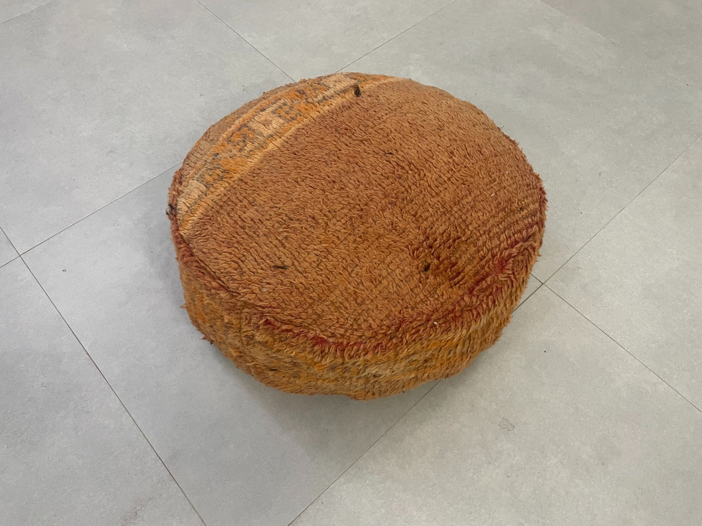 Round moroccan pouf cover - T15