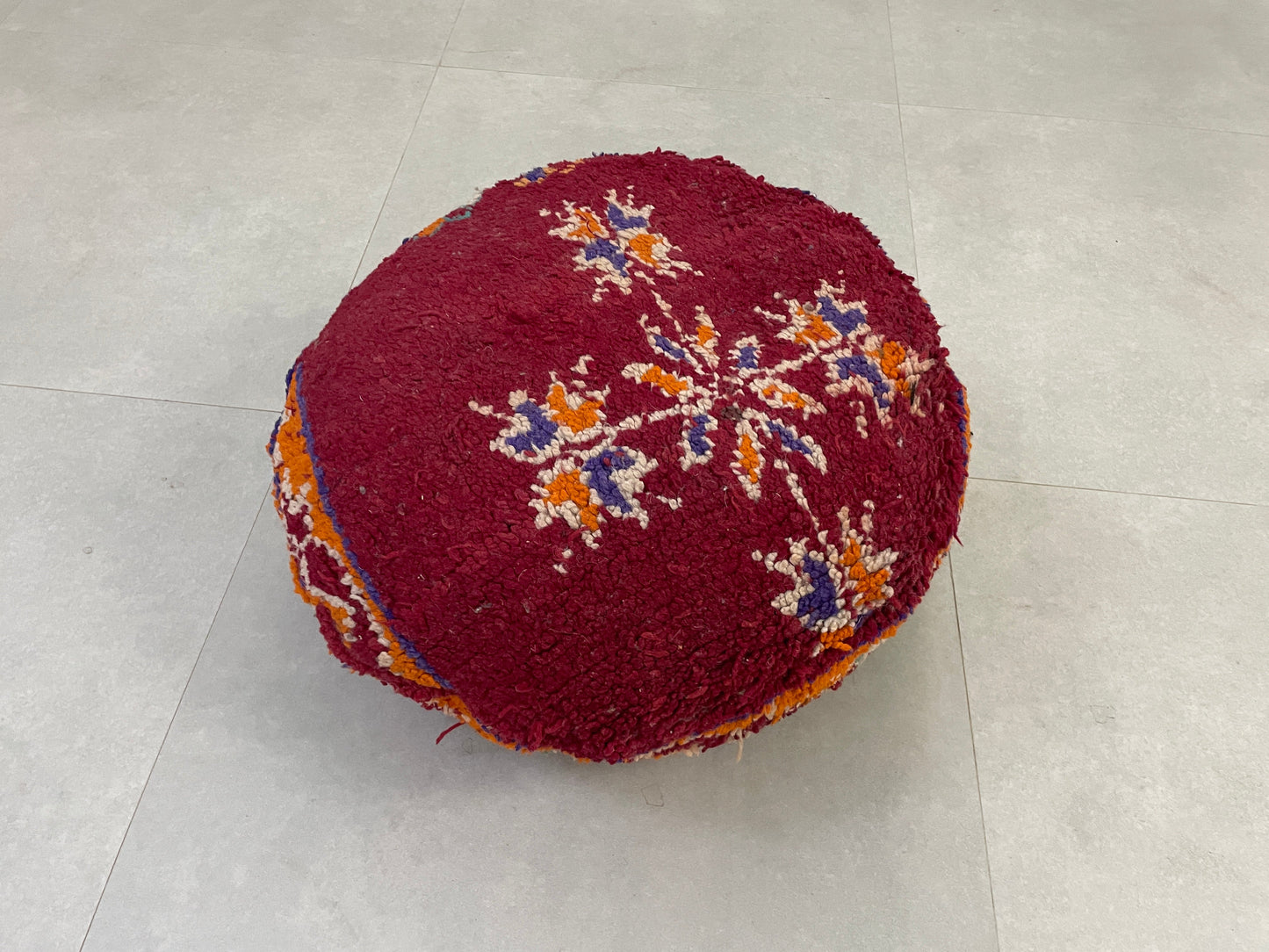 Round moroccan pouf cover - R67