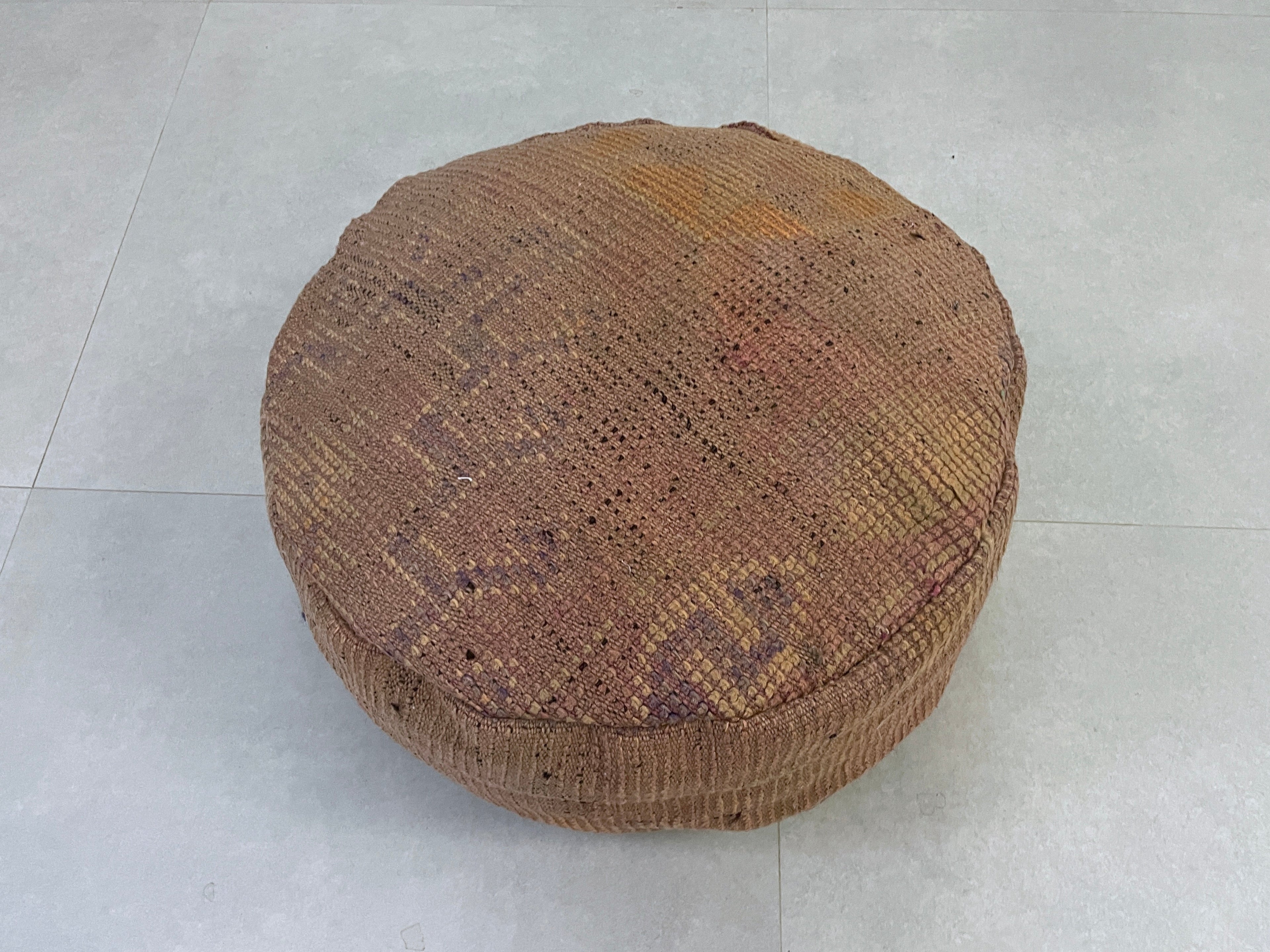 Round moroccan pouf cover - R64