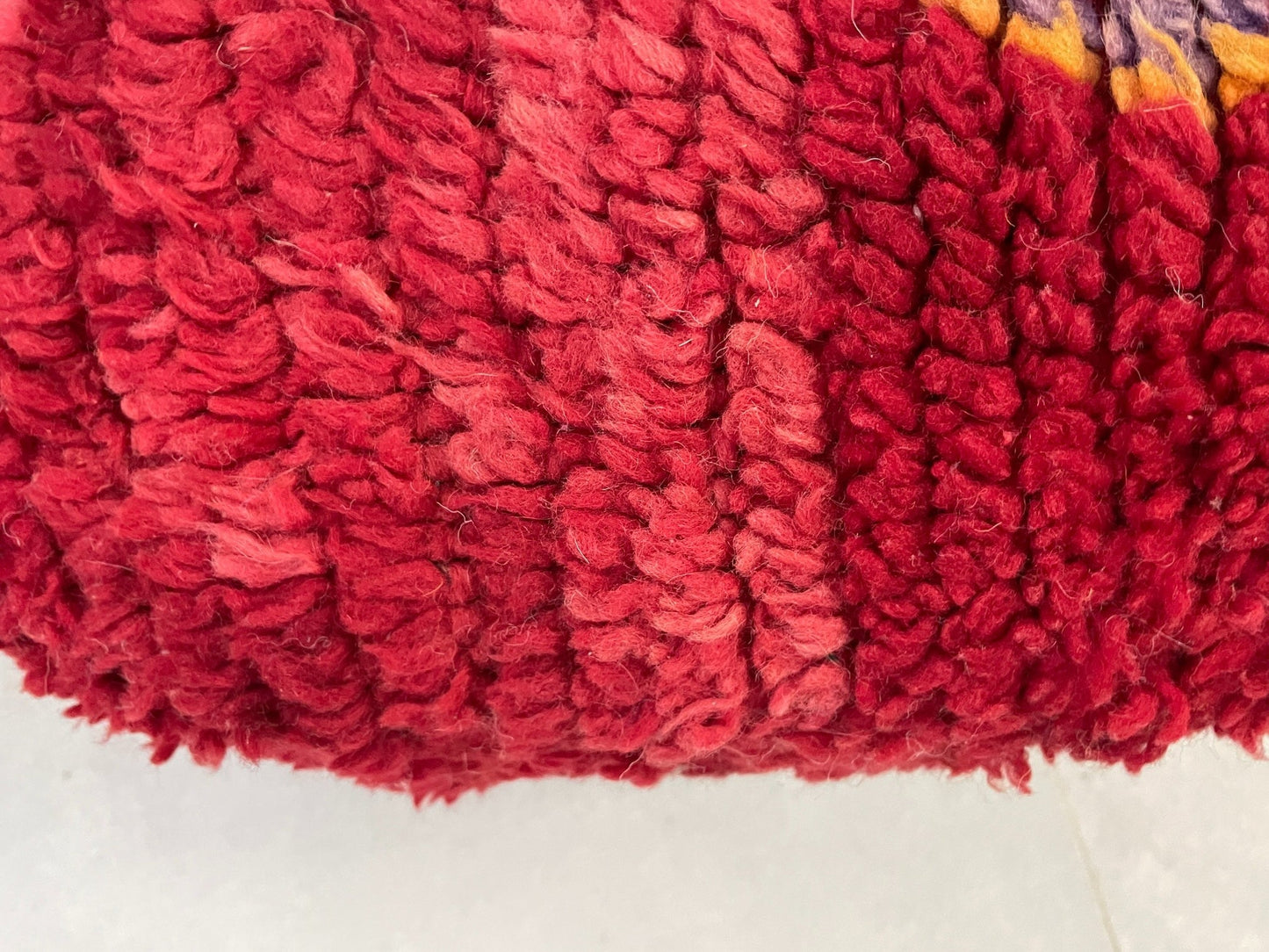 Round moroccan pouf cover - R53