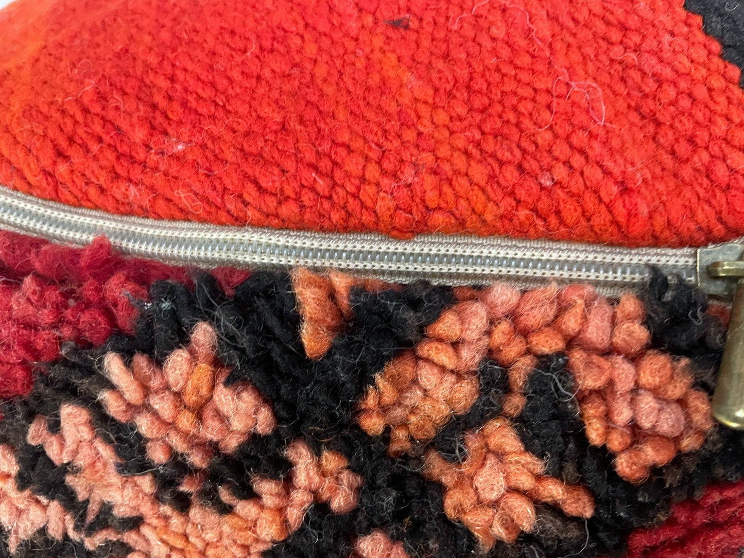 Round moroccan pouf cover - S65