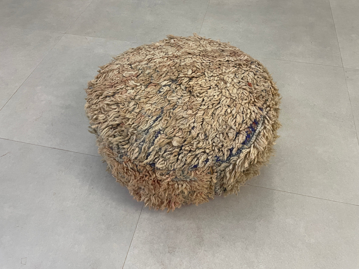 Round moroccan pouf cover - R6