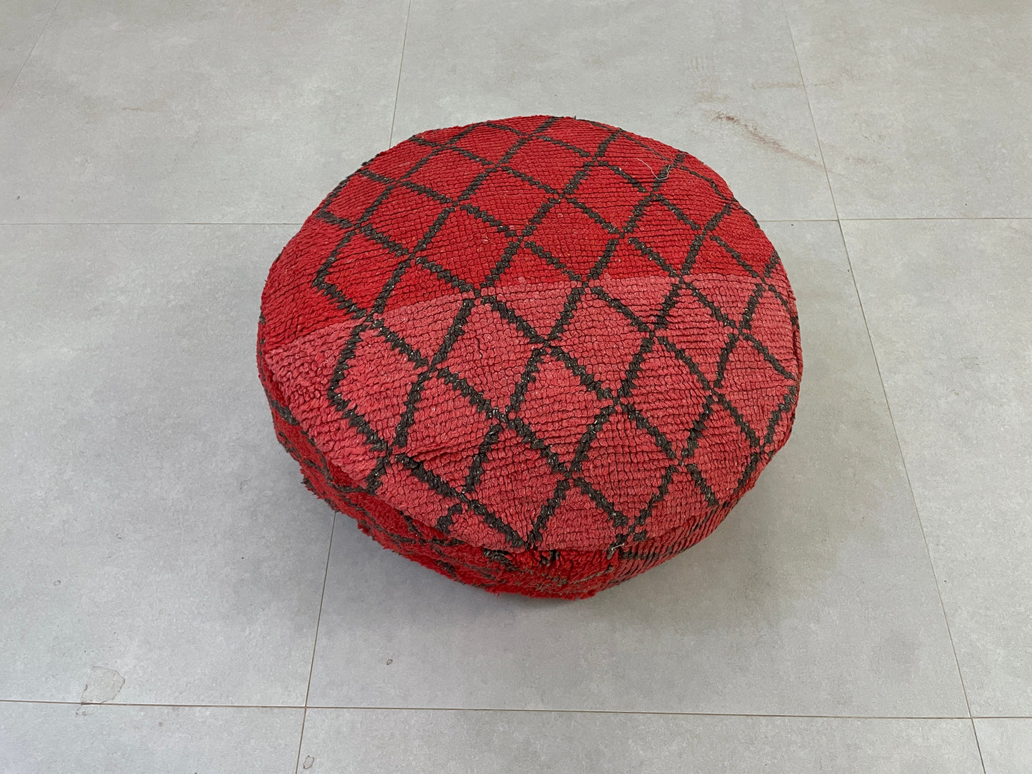 Round moroccan pouf cover - R51