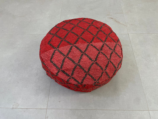 Round moroccan pouf cover - R51